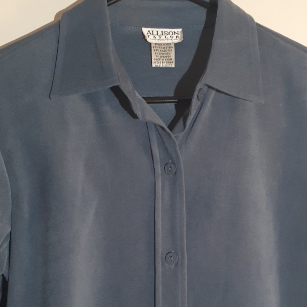 Allison Taylor Button Down Blouse S - image 3